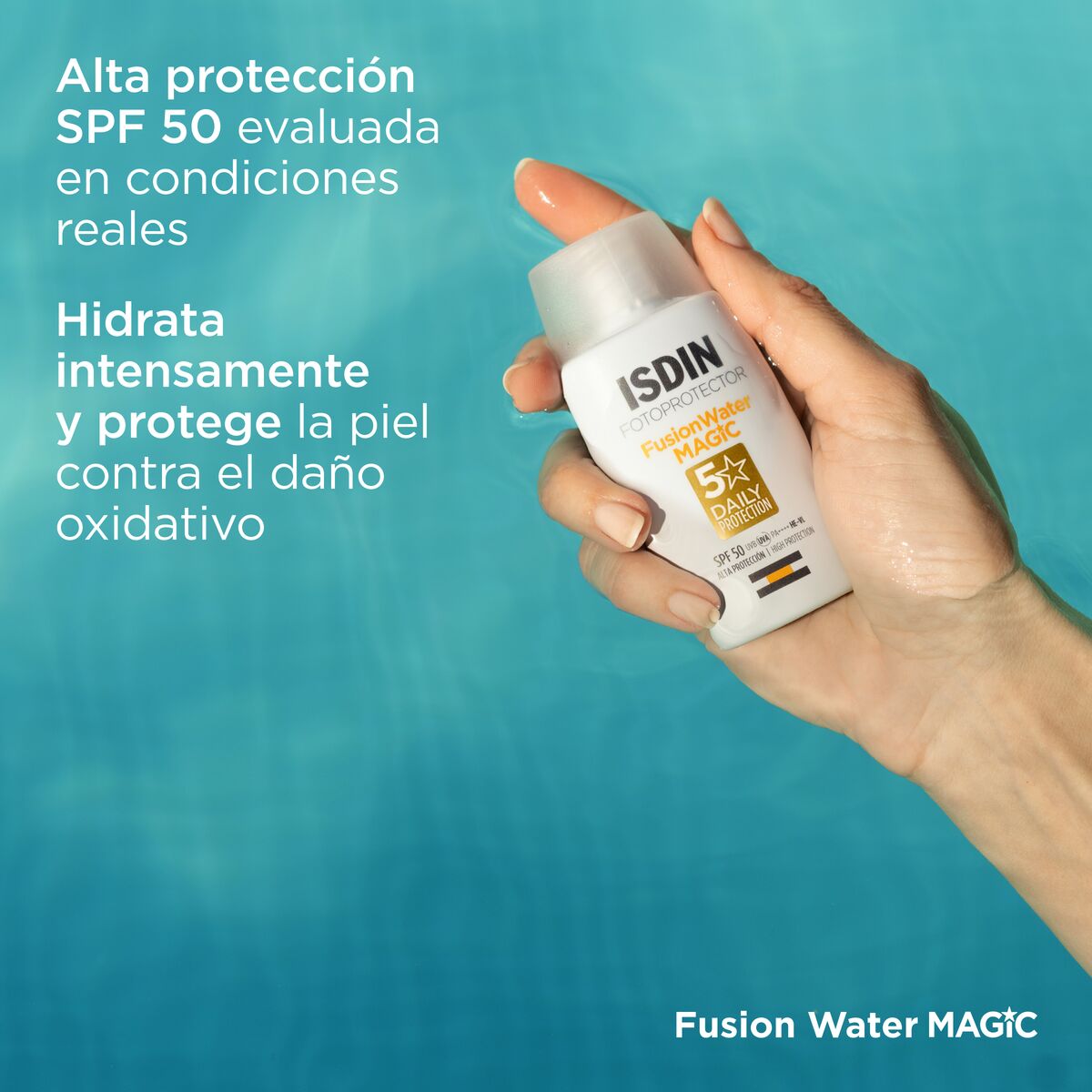 Fotoprotector Fusion Water Magic - Isdin 50 ml